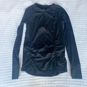 Athleta Pacifica contoured top black size XS